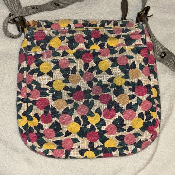 WEIRD FISH BRAND MULTI COLOR CANVAS CROSSBODY LIGHT GREEN CROSSBODY STRAP - Picture 2 of 7